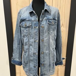 Caslon Light Blue Denim Jacket